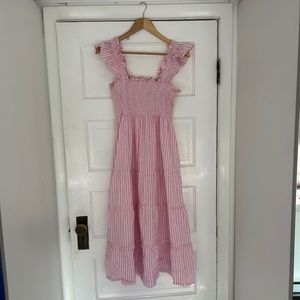 Hill House Home Ellie Nap Dress Bubblegum Stripe